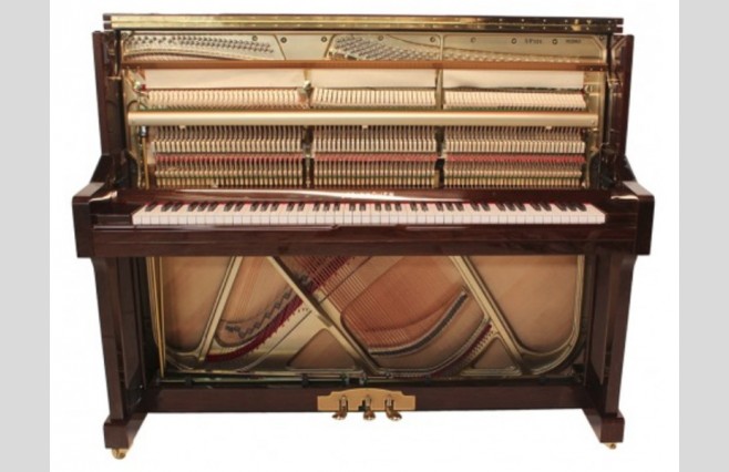 Steinhoven SU 121 Polished Walnut Upright Piano - Image 4